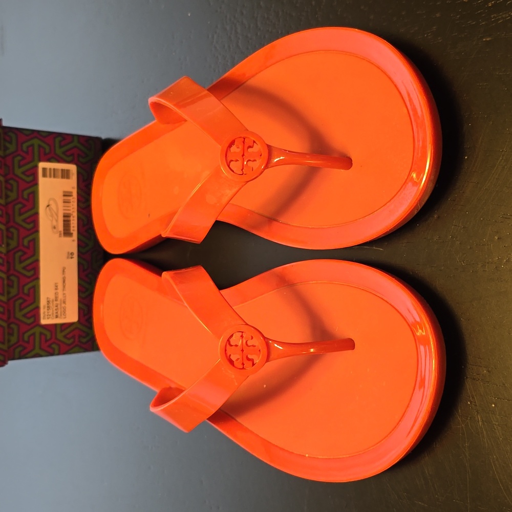Tory Burch Jelly Thong sandals red